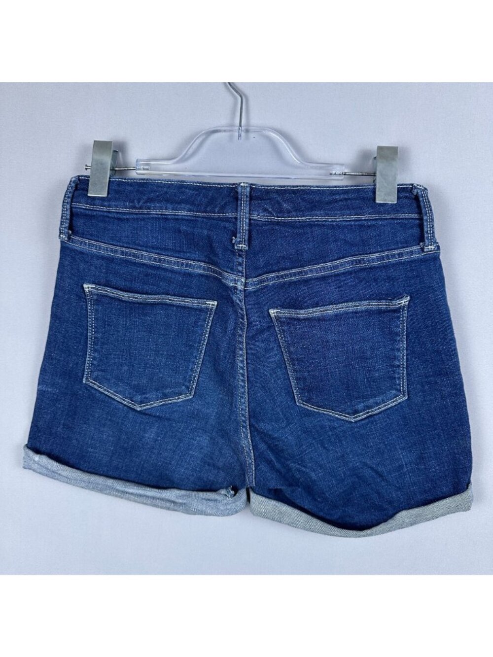Universal Thread Womens Jean Shorts Folded Cuff Hem Size 4/27R Blue - Picture 2 of 11